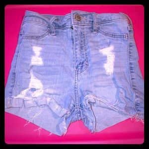 Abercrombie gurl high wasted shorts